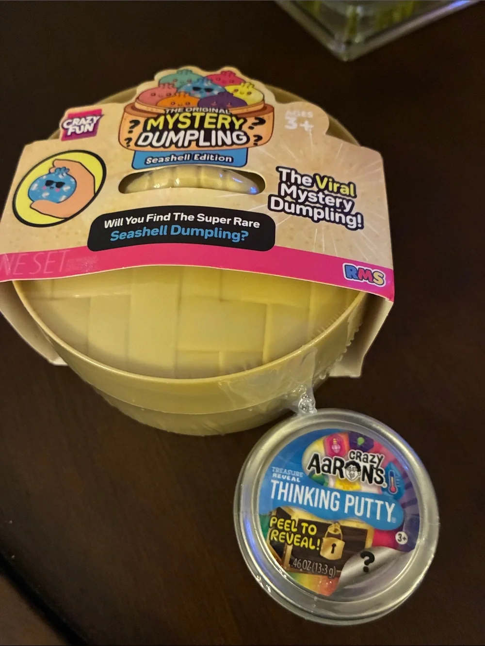 Yellow Mystery Dumpling Seashell Edition with Thinking Putty